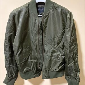 Banana Republic Men's Olive Green Bomber Jacket